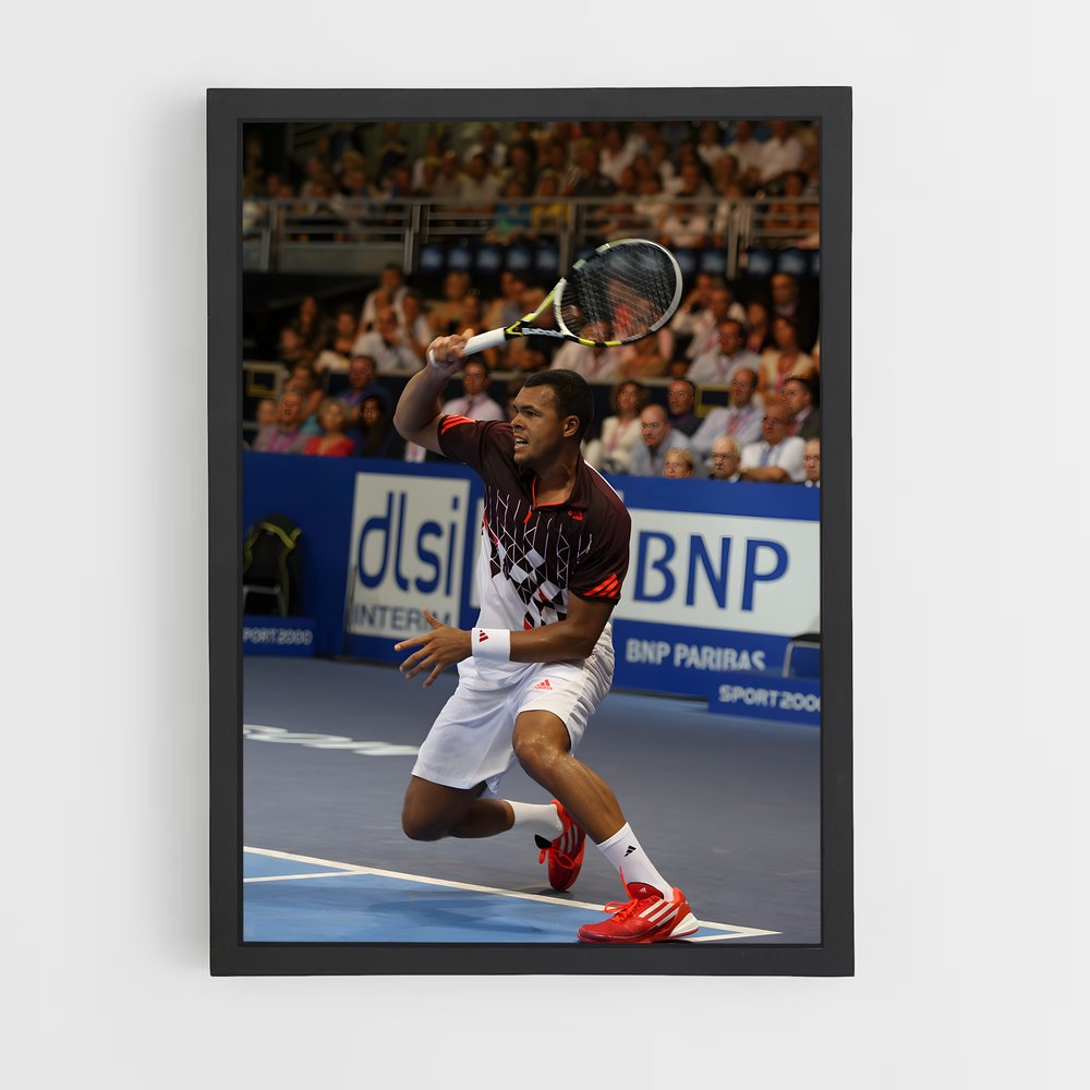 Poster tsonga smash – affiche Tennis (vue 2)